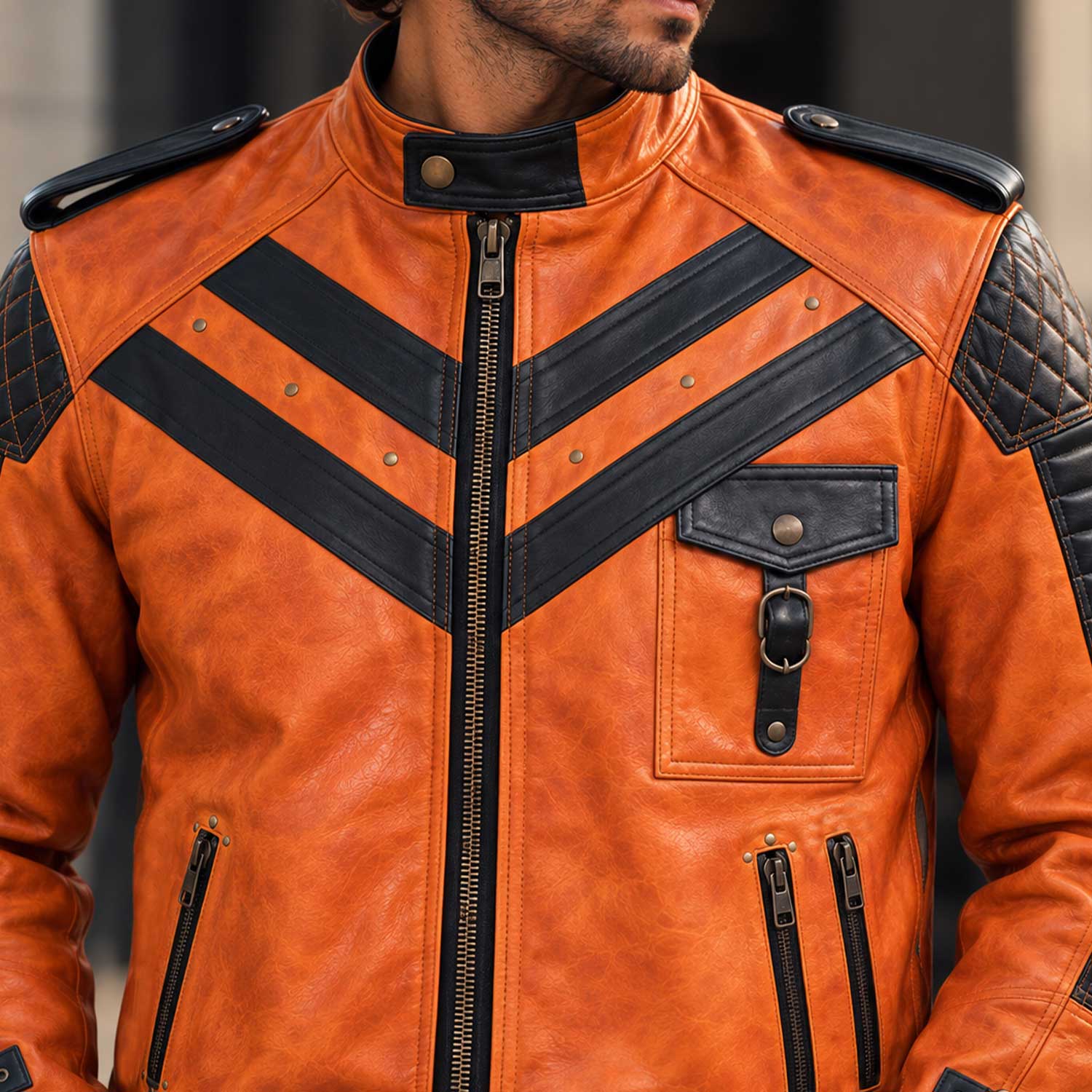 Mens Orange Leather Biker Jacket

Vintage Orange Leather Motorcycle Jacket

Mens Orange Black Leather Biker Jacket

Orange Leather Cafe Racer Jacket for Men

Vintage Orange Leather Moto Jacket

Mens Distressed Orange Leather Jacket

Orange Leather Motorcycle Jacket with Black Panels