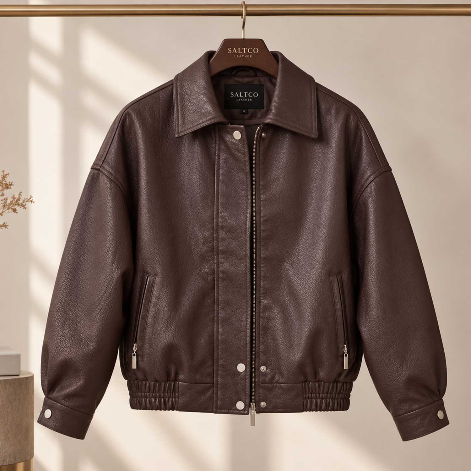SaltCo Chocolate Concealed Placket Leather Bomber Jacket
SaltCo Womens Chocolate Brown Leather Bomber Jacket
SaltCo Chocolate Brown Genuine Leather Jacket
SaltCo Womens Concealed Placket Leather Jacket
SaltCo Oversized Chocolate Leather Bomber Jacket
SaltCo Chocolate Brown Leather Jacket for Women
SaltCo Womens Brown Leather Bomber Jacket
SaltCo Chocolate Leather Bomber Jacket for Women