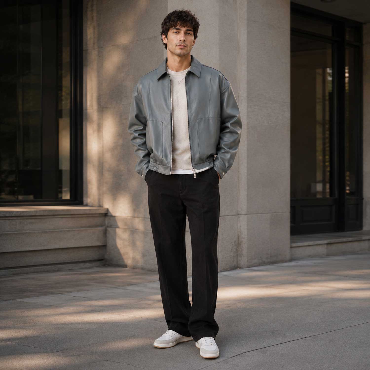 Sage Green Genuine Leather Oversized Bomber Jacket for Men
Oversized Sage Green Leather Bomber Jacket Premium Genuine Leather
Men’s Sage Green Leather Jacket Relaxed Fit Bomber Style
Genuine Sheepskin Leather Bomber Jacket in Sage Green
Sage Green Oversized Leather Jacket Luxury Streetwear Style
Premium Sage Green Genuine Leather Bomber Jacket for Men
Relaxed Fit Leather Bomber Jacket Sage Green Street Style
Men’s Oversized Sheepskin Leather Jacket Modern Bomber Design