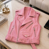 Pink Vest
Moto Vest
Biker Vest
Lambskin
Full Grain
Leather Vest
Cropped Vest
Sleeveless
Pink Leather
Womens Vest
Moto Style
Handmade
YKK Zipper
Streetwear
Casual Wear
Luxury Vest
Fashion Vest
Gift Women
SaltCo
Leather