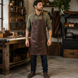 Classic Leather Apron for Woodworking, BBQ, Kitchen & Workshop