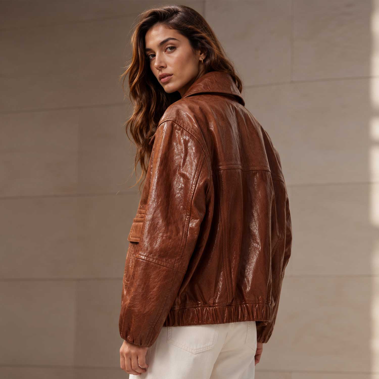 womens-oversized-cognac-leather-bomber-jacket.jpg
premium-cognac-leather-bomber-jacket.jpg
luxury-womens-genuine-leather-bomber-jacket.jpg
leather-bomber-jacket-front-details.jpg
leather-bomber-jacket-pocket-details.jpg
premium-nappa-leather-texture.jpg
leather-bomber-jacket-collar-details.jpg
leather-bomber-jacket-zipper-details.jpg
leather-bomber-jacket-elastic-hem.jpg
leather-bomber-jacket-sleeve-details.jpg
smooth-nappa-leather-finish.jpg
luxury-leather-bomber-jacket-editorial.jpg