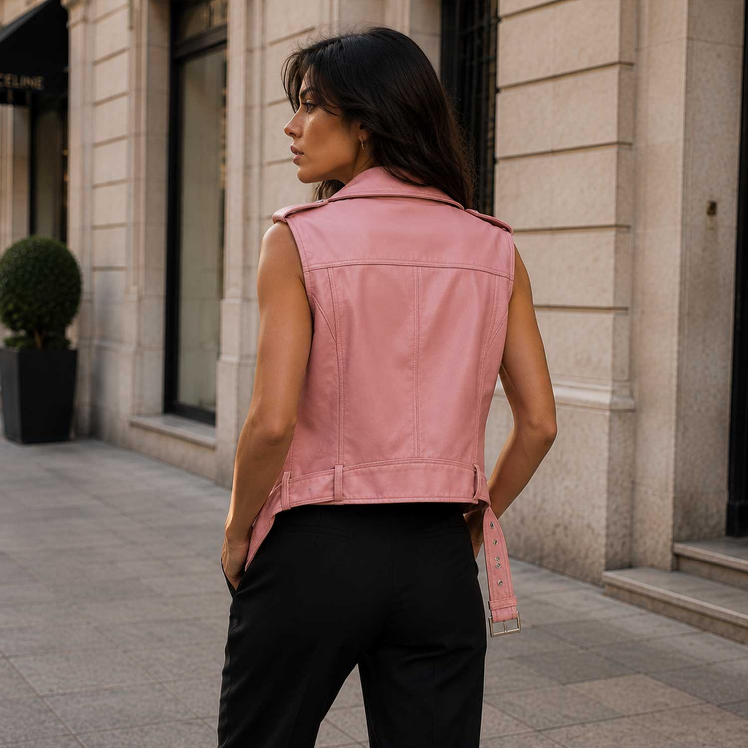 Pink Vest
Moto Vest
Biker Vest
Lambskin
Full Grain
Leather Vest
Cropped Vest
Sleeveless
Pink Leather
Womens Vest
Moto Style
Handmade
YKK Zipper
Streetwear
Casual Wear
Luxury Vest
Fashion Vest
Gift Women
SaltCo
Leather