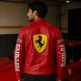Motorsport enthusiasts
Motorcycle lovers
Racing fans
Automotive enthusiasts
Streetwear outfits
Casual everyday wear
Racing-inspired fashion
Men and women
Gift for leather jacket lovers