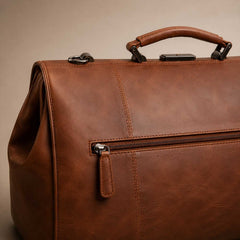 Crafted For Every Journey
Luxury Leather Travel Companion
Spacious Weekend Travel Capacity
Premium Wax Pull Up Leather
Wide Opening Travel Design
Built For Business Travel
Padded Laptop Protection
Smart Interior Organization
Premium Antique Hardware
Comfortable Leather Handle
Adjustable Shoulder Strap
Rear Quick Access Pocket
Secure Bracket Frame Lock
Handcrafted Heritage Quality
Built To Last Years