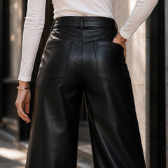 Ravenmere Genuine Sheepskin Leather Wide Leg Pants
Women’s Black Genuine Leather Wide Leg Pants
Ravenmere Luxury Sheepskin Leather Trousers
Genuine Leather Cropped Wide Leg Pants for Women
Black Sheepskin Leather Pants Front View
Black Leather Wide Leg Pants Back View
Ravenmere Leather Pants Side View
Genuine Sheepskin Leather Pants Waist Detail
Ravenmere Leather Pants Pocket and Stitching Detail
Premium Genuine Leather Pants Texture Close Up
Women’s Luxury Leather Pants Fashion Styling
Ravenmere Wide Leg L