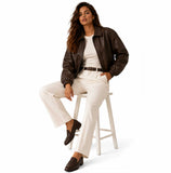 brown sheepskin leather jacket, oversized leather jacket women, genuine leather bomber jacket, brown leather bomber, cropped leather jacket, luxury women leather jacket, oversized brown jacket, sheepskin leather outerwear, womens streetwear jacket, relaxed fit leather jacket