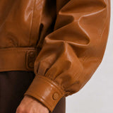 oversized leather
leather bomber
brown leather
women leather
lambskin jacket
oversized jacket
bomber jacket
luxury jacket
brown bomber
women bomber
leather outerwear
designer jacket
saltco leather