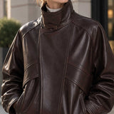 SaltCo Womens Oversized Brown Leather Bomber Jacket
SaltCo Vespera Brown Leather Bomber Jacket
SaltCo Womens High Neck Leather Bomber Jacket
SaltCo Brown Leather Funnel Neck Jacket
SaltCo Womens Genuine Brown Leather Jacket
