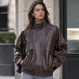 SaltCo Womens Oversized Brown Leather Bomber Jacket
SaltCo Vespera Brown Leather Bomber Jacket
SaltCo Womens High Neck Leather Bomber Jacket
SaltCo Brown Leather Funnel Neck Jacket
SaltCo Womens Genuine Brown Leather Jacket