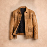 suede fringe jacket