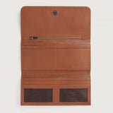 Maverick Brown Leather Continental Wallet