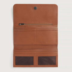 Maverick Brown Leather Continental Wallet