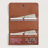 Maverick Brown Leather Continental Wallet