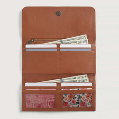 Maverick Brown Leather Continental Wallet