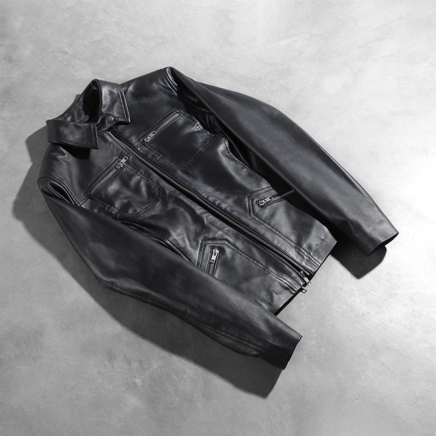 Talia Black Leather Jacket for Women
