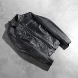 Talia Black Leather Jacket for Women