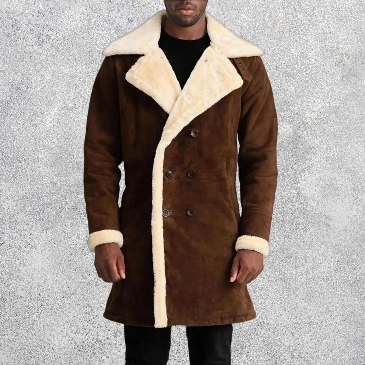 Victor-Men’s-Brown-Suede-Shearling-Double-Breasted-Coat