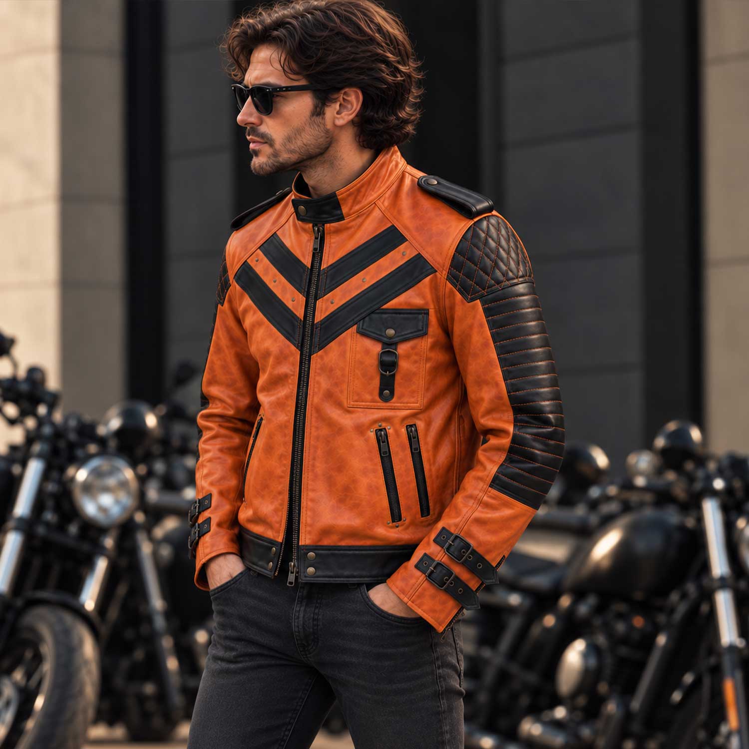 Mens Orange Leather Biker Jacket

Vintage Orange Leather Motorcycle Jacket

Mens Orange Black Leather Biker Jacket

Orange Leather Cafe Racer Jacket for Men

Vintage Orange Leather Moto Jacket

Mens Distressed Orange Leather Jacket

Orange Leather Motorcycle Jacket with Black Panels