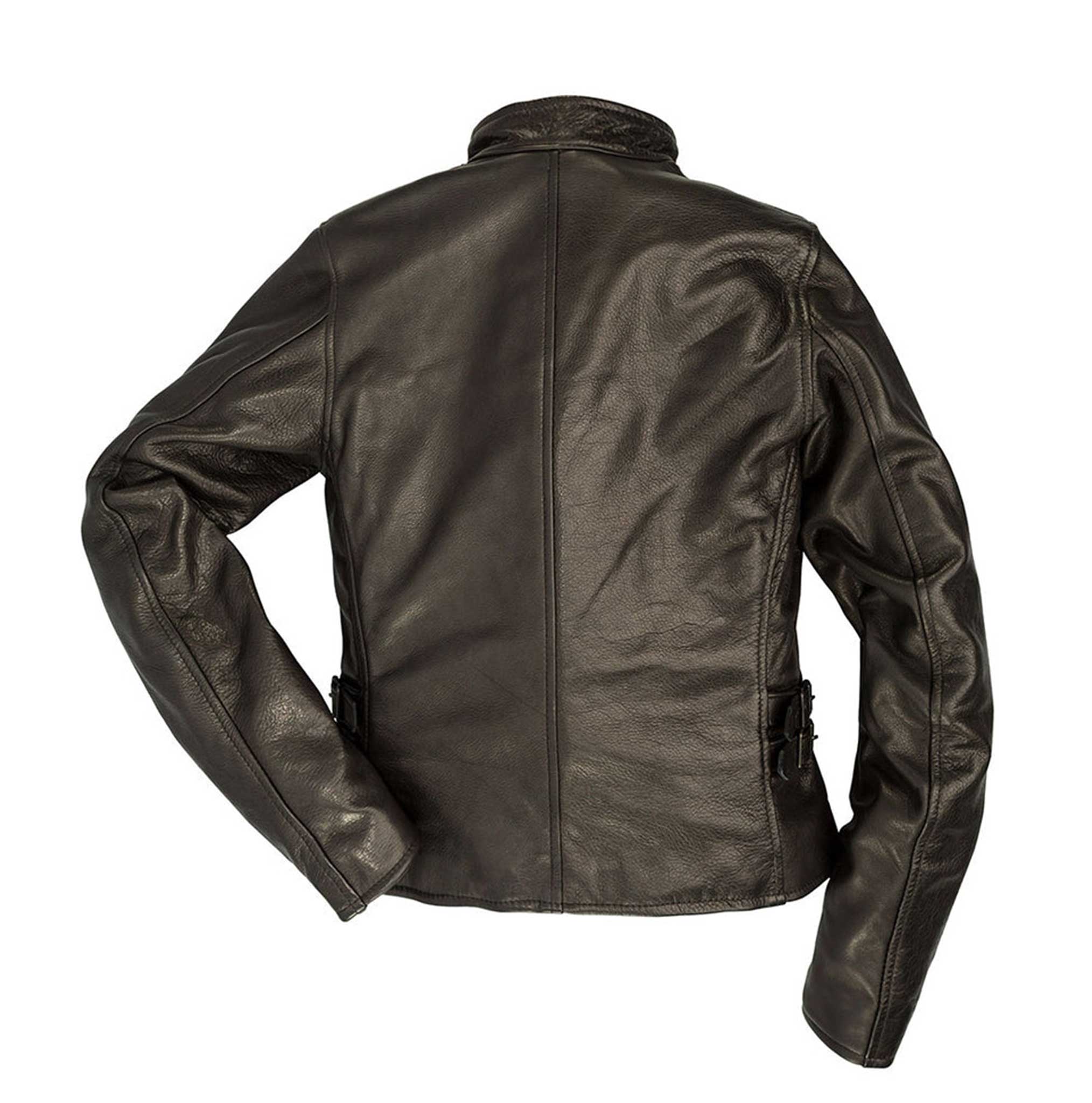 Vintage Women’s Black Cafe Racer Leather Jacket