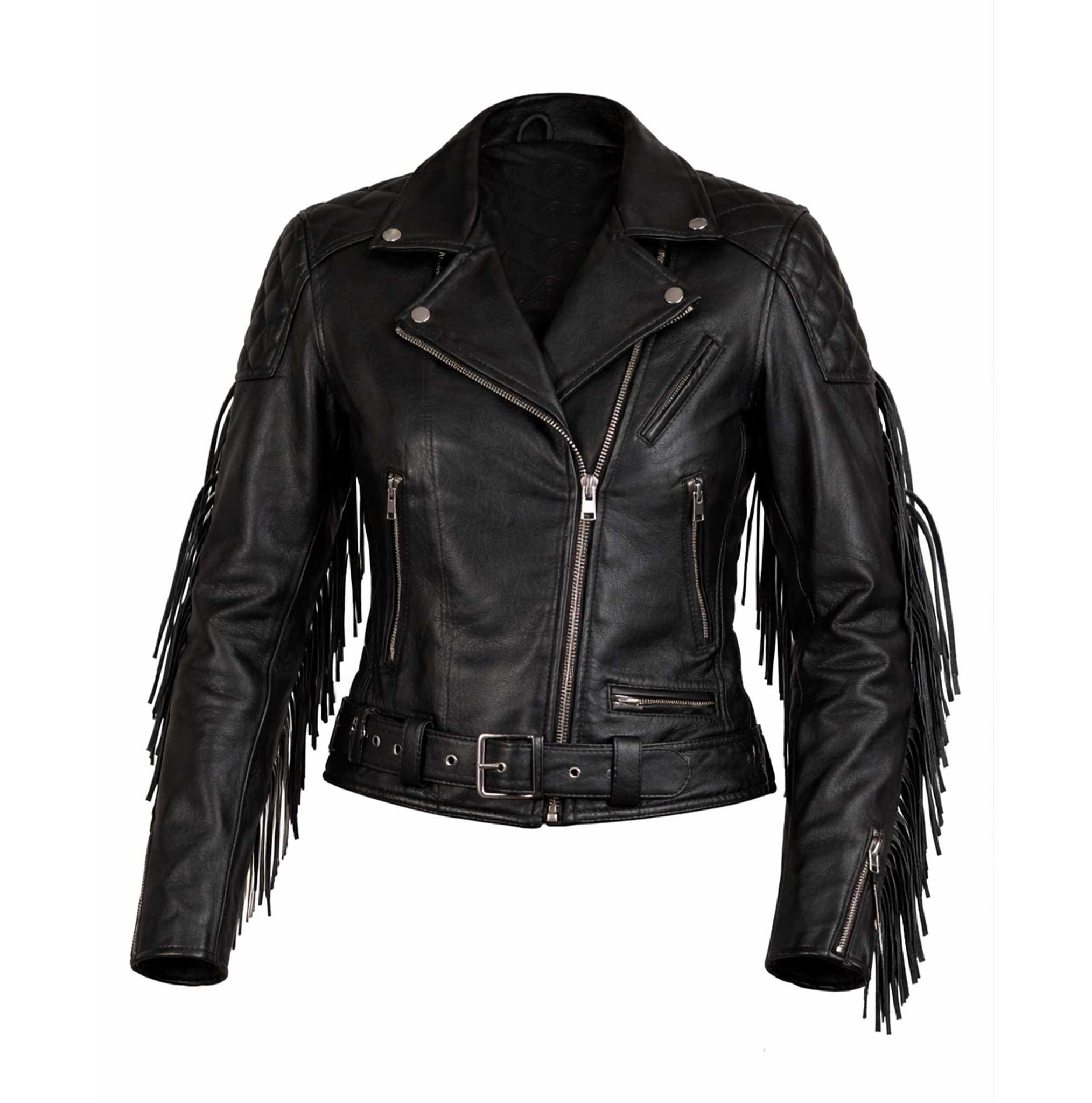 women biker jacket