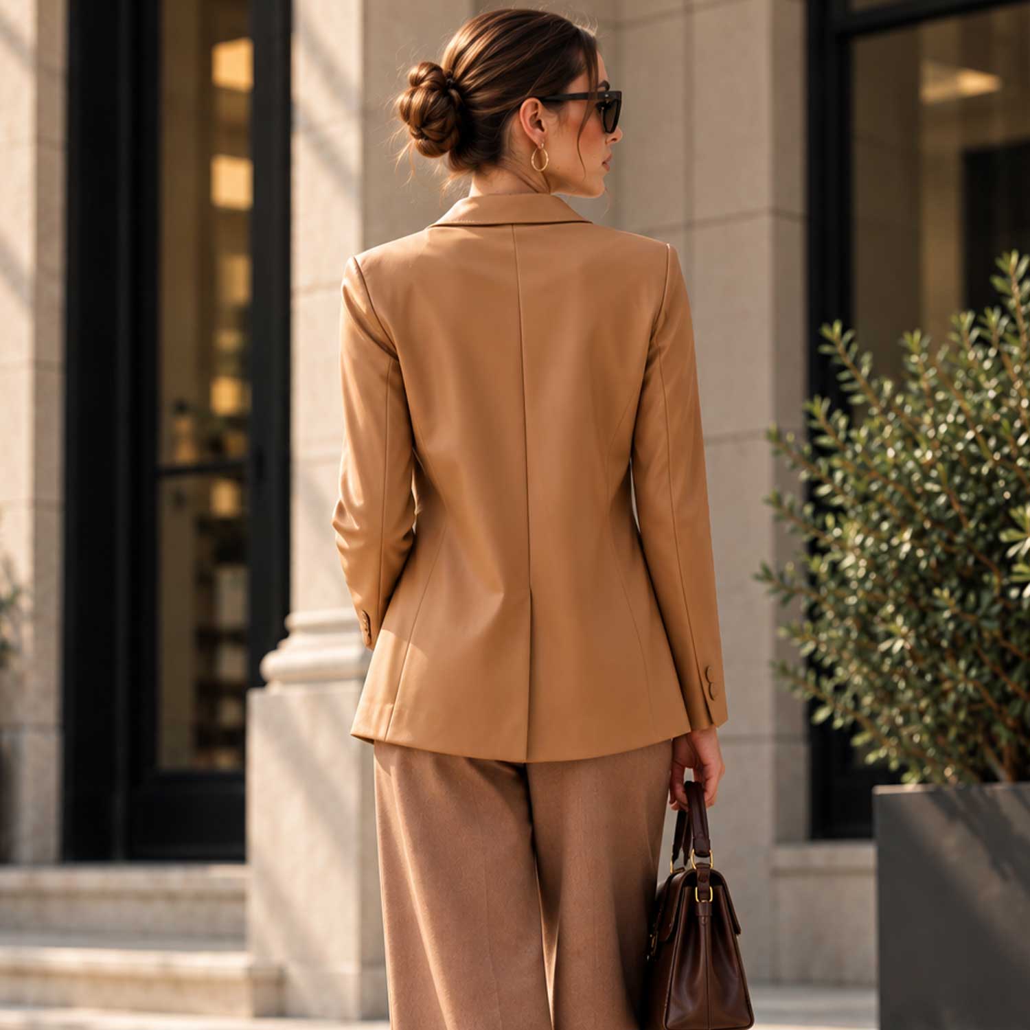 Women’s Camel Double Breasted Leather Jacket
Camel Leather Double Breasted Blazer for Women
Women’s Genuine Leather Double Breasted Jacket
Camel Genuine Leather Blazer Jacket