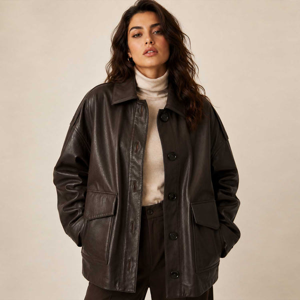 Women's Oversized Brown Leather Barn Jacket
Full Grain Brown Leather Jacket for Women
Luxury Women's Leather Barn Jacket
Oversized Genuine Leather Jacket Women
Premium Brown Leather Overshirt Jacket
Handmade Women's Leather Jacket
Minimalist Brown Leather Jacket for Women
Dark Brown Leather Jacket Women's Fashion
Designer Oversized Leather Jacket Women
Luxury Full Grain Leather Oversized Jacket
Women's Leather Utility Jacket Brown
Modern Brown Leather Jacket for Women
Premium Leather Jacket Handmade for Wom