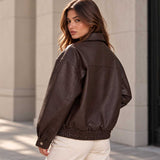 SaltCo Chocolate Concealed Placket Leather Bomber Jacket
SaltCo Womens Chocolate Brown Leather Bomber Jacket
SaltCo Chocolate Brown Genuine Leather Jacket
SaltCo Womens Concealed Placket Leather Jacket
SaltCo Oversized Chocolate Leather Bomber Jacket
SaltCo Chocolate Brown Leather Jacket for Women
SaltCo Womens Brown Leather Bomber Jacket
SaltCo Chocolate Leather Bomber Jacket for Women