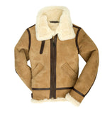 shearling bomber