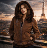 Women’s Shearling Flight Jacket