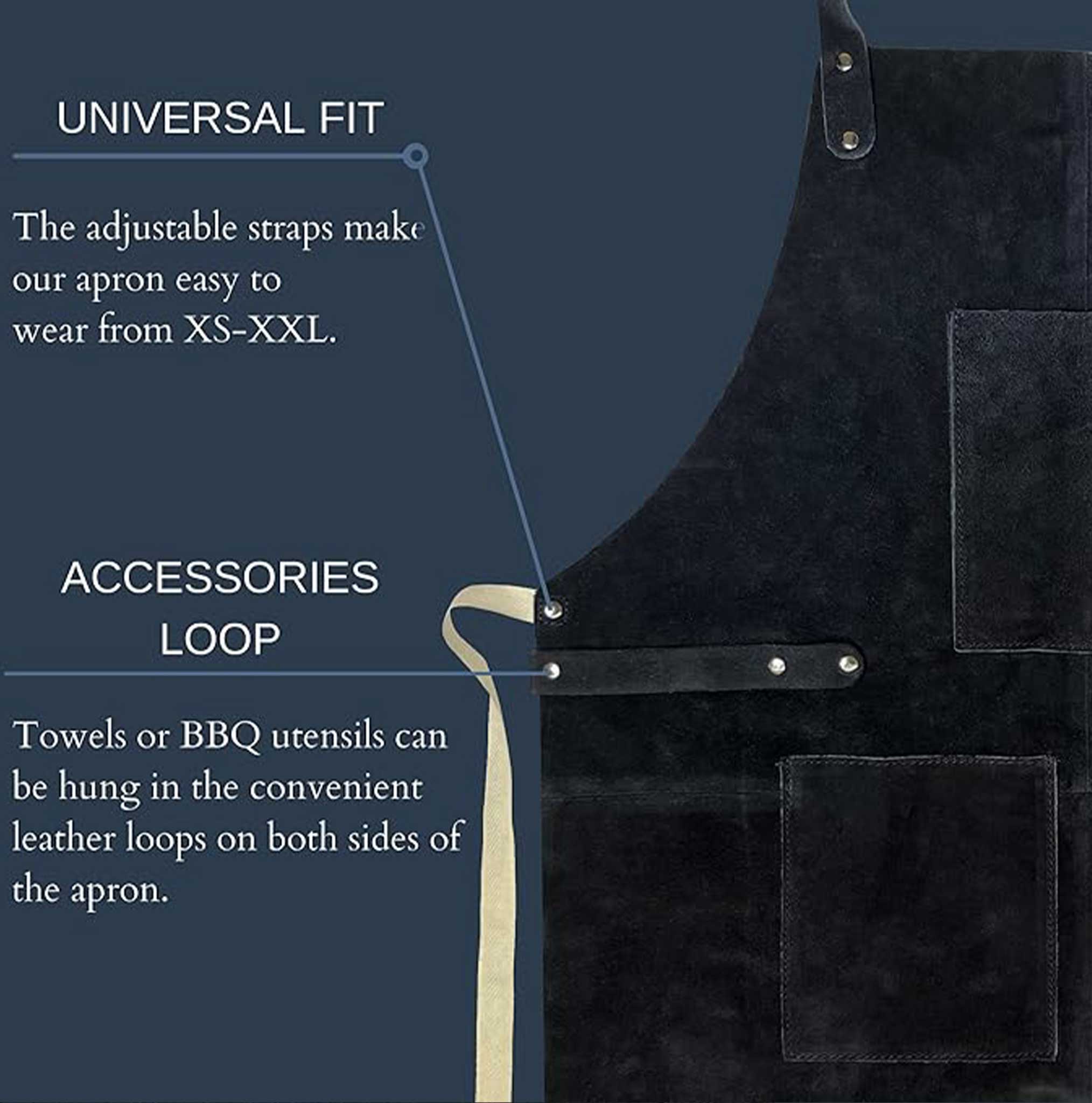 durable leather apron
