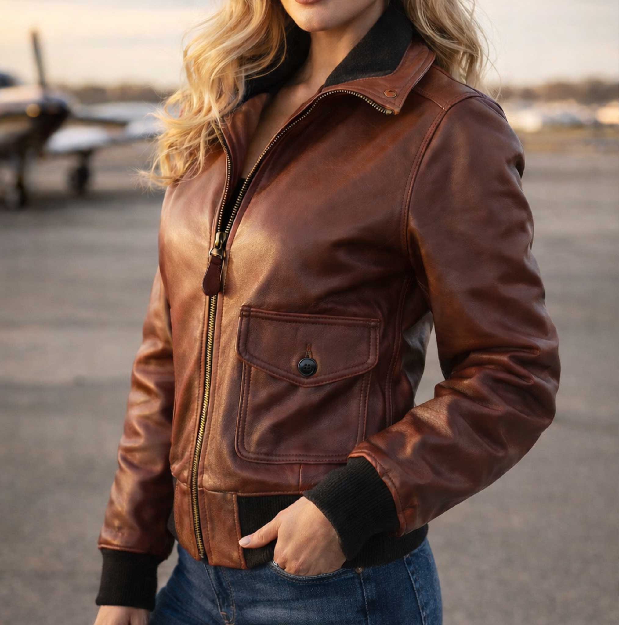 A-2 Leather Bomber Jacket