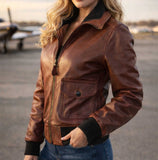 A-2 Leather Bomber Jacket