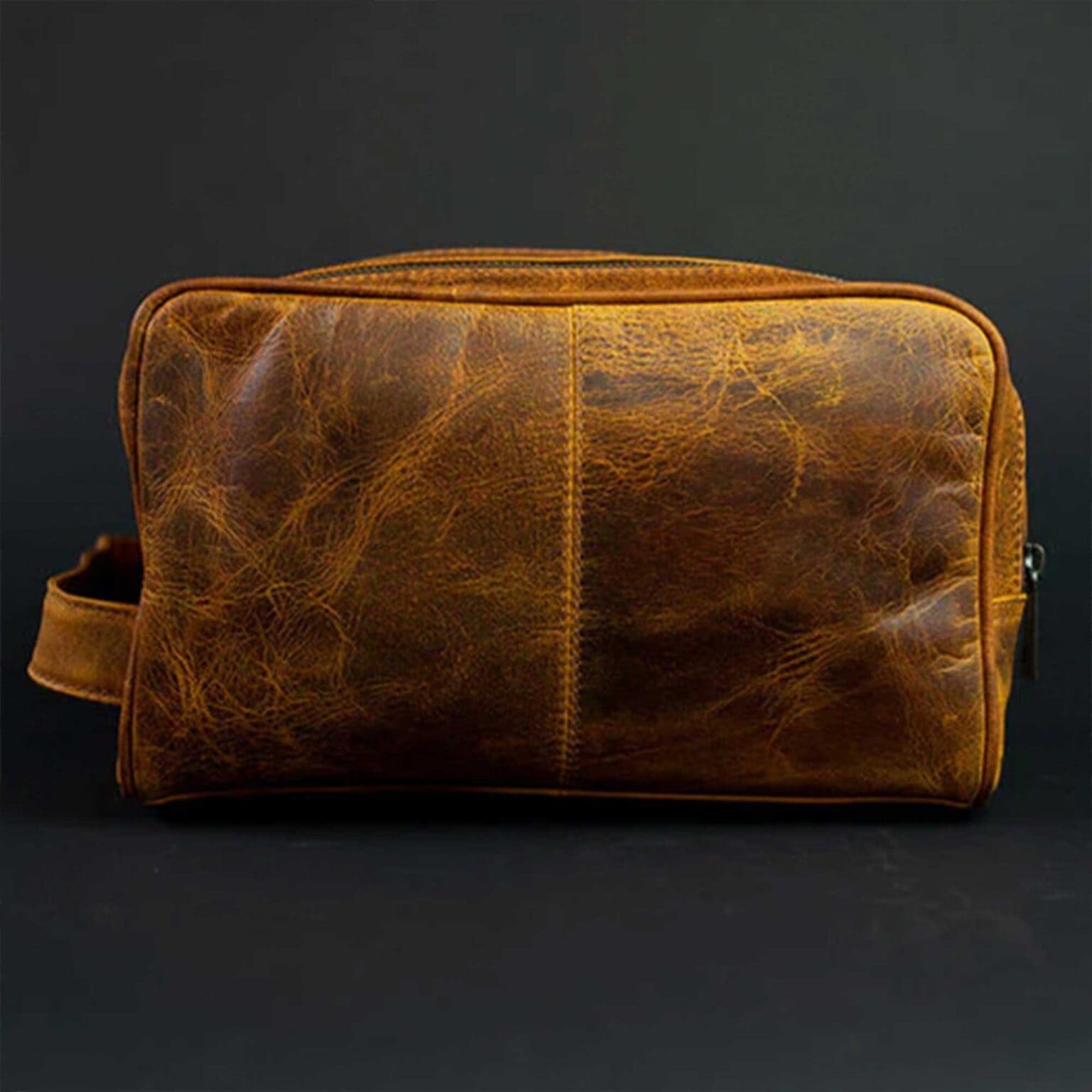 handmade leather tote
