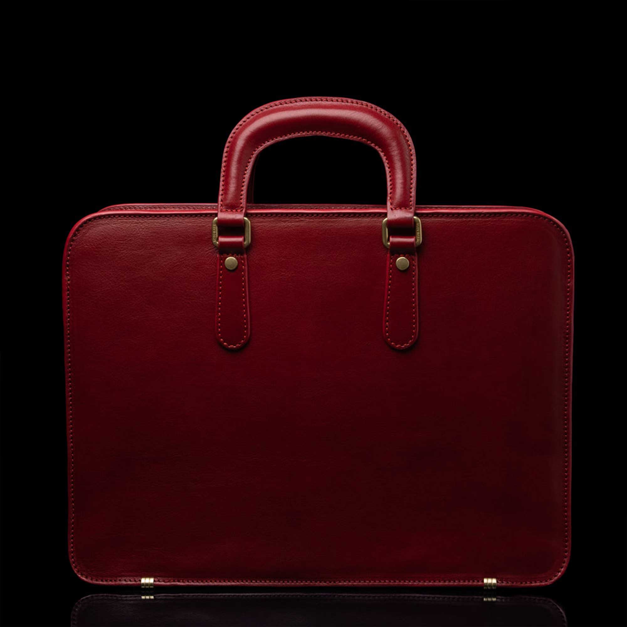 leather laptop tote