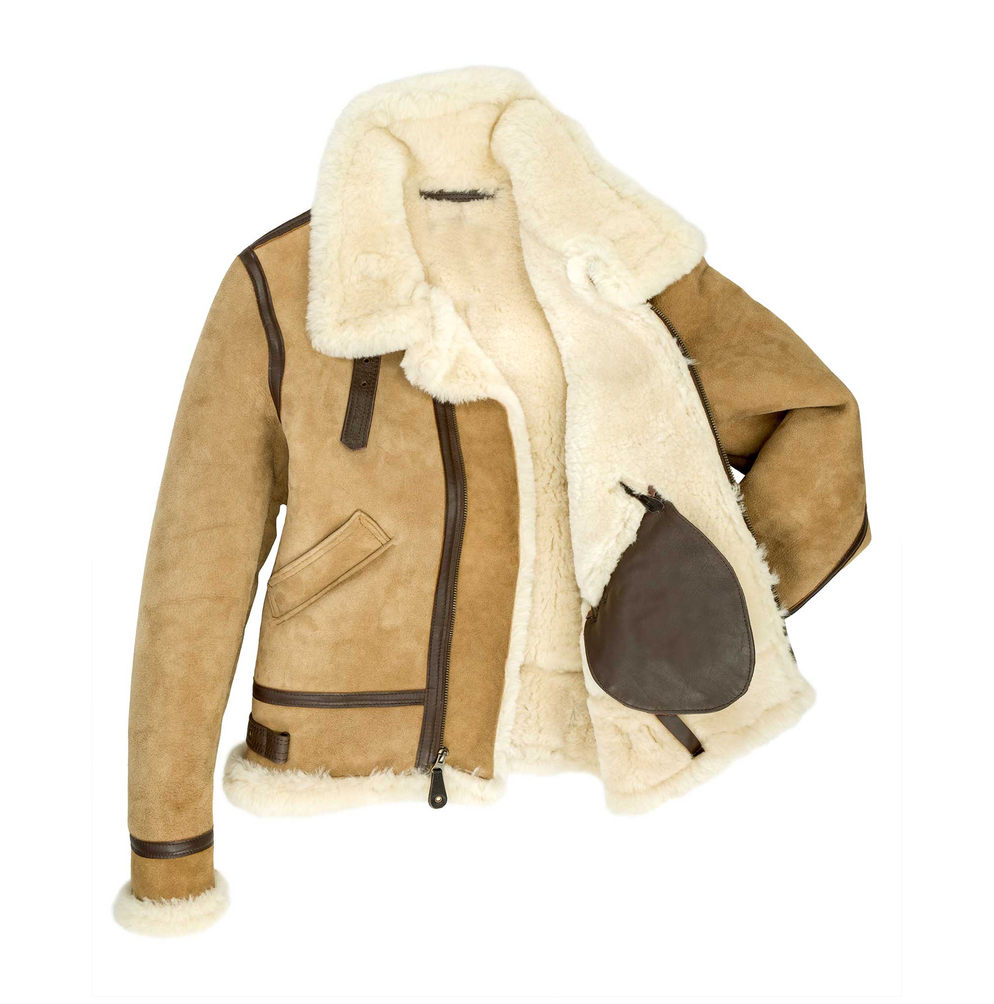 suede leather coat