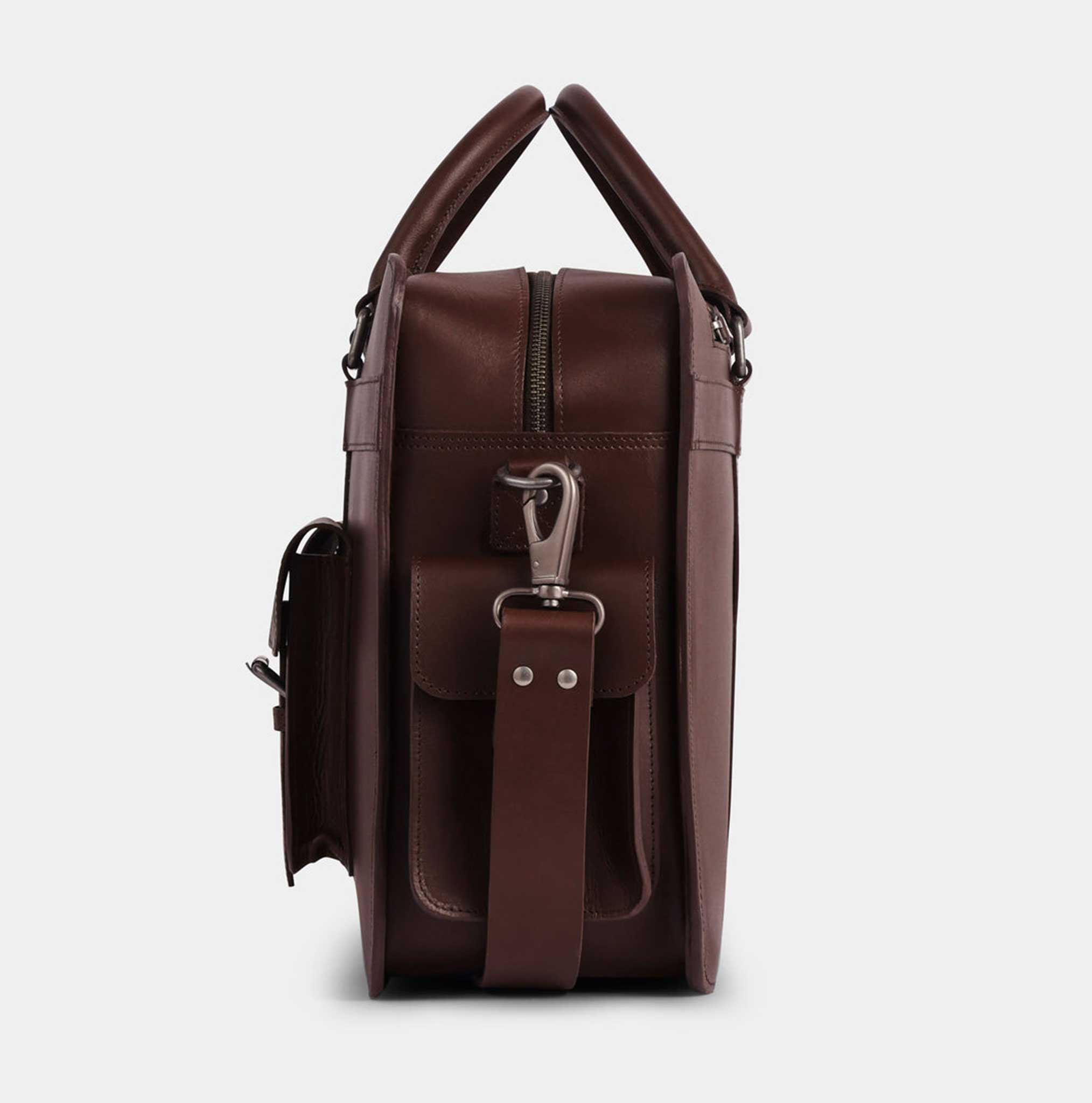 Navigator Buffalo Leather Briefcase for Men