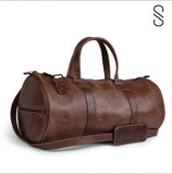 leather weekender
