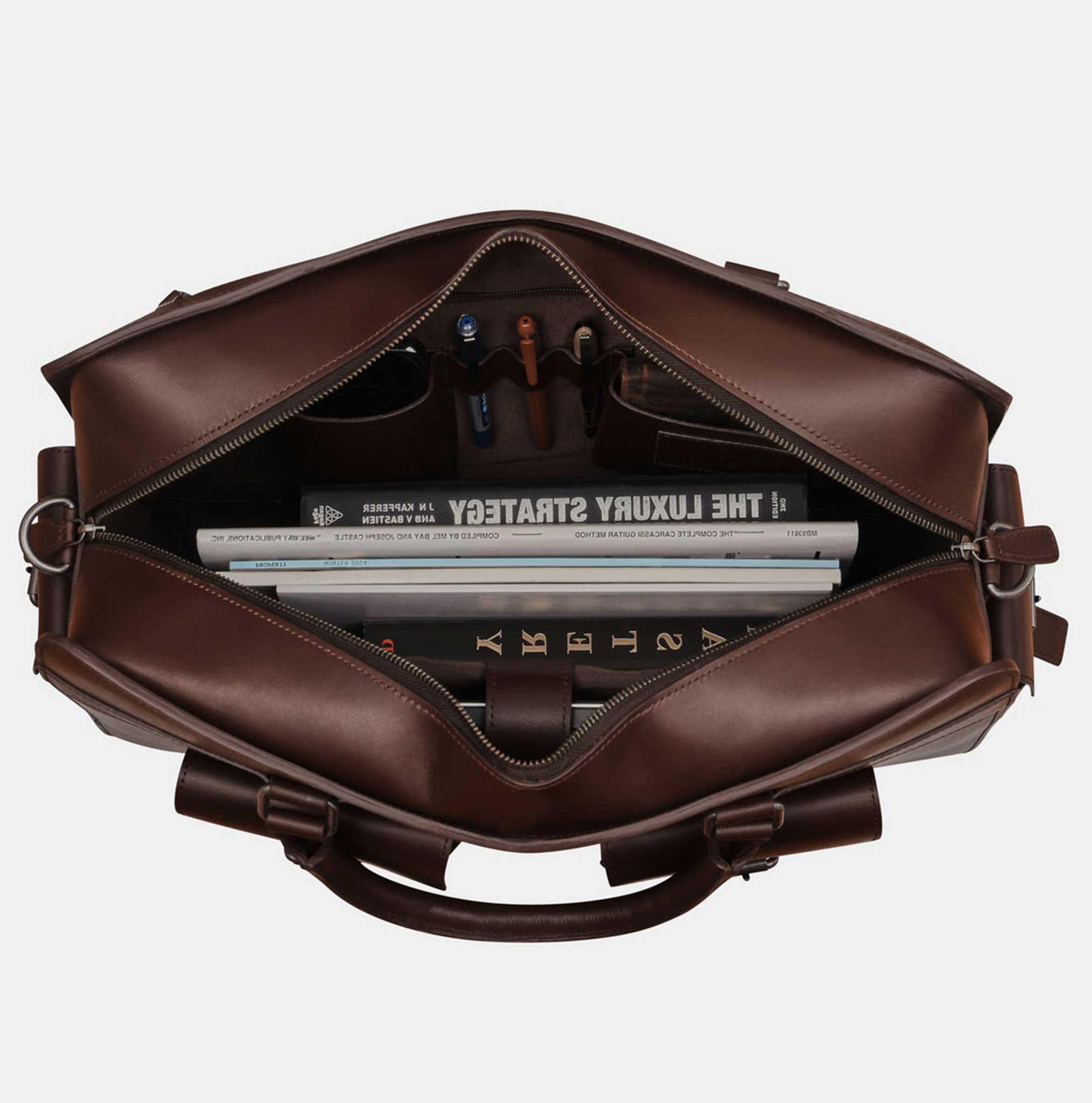 Navigator Buffalo Leather Briefcase for Men