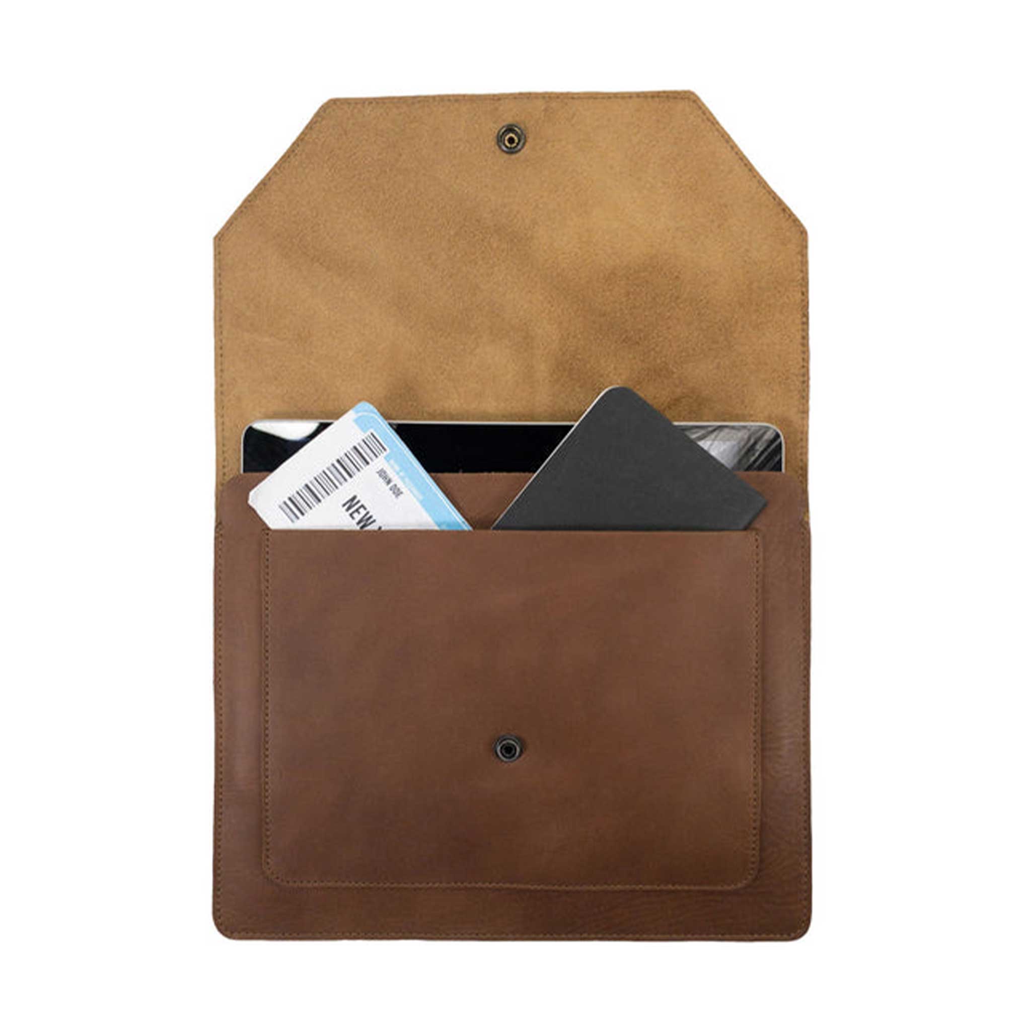 minimalist leather portfolio