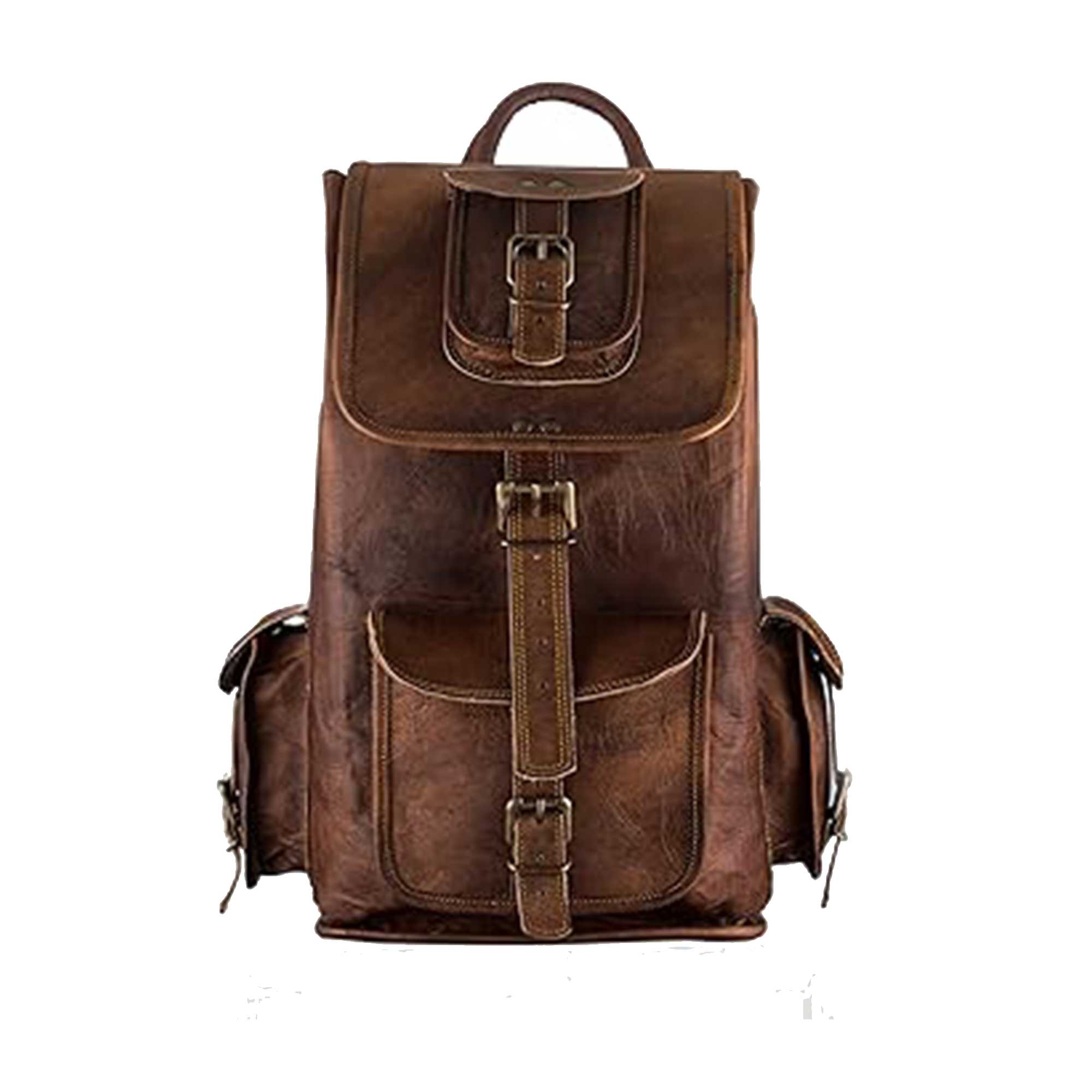 real-leather-backpack