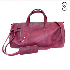 rustic leather bag