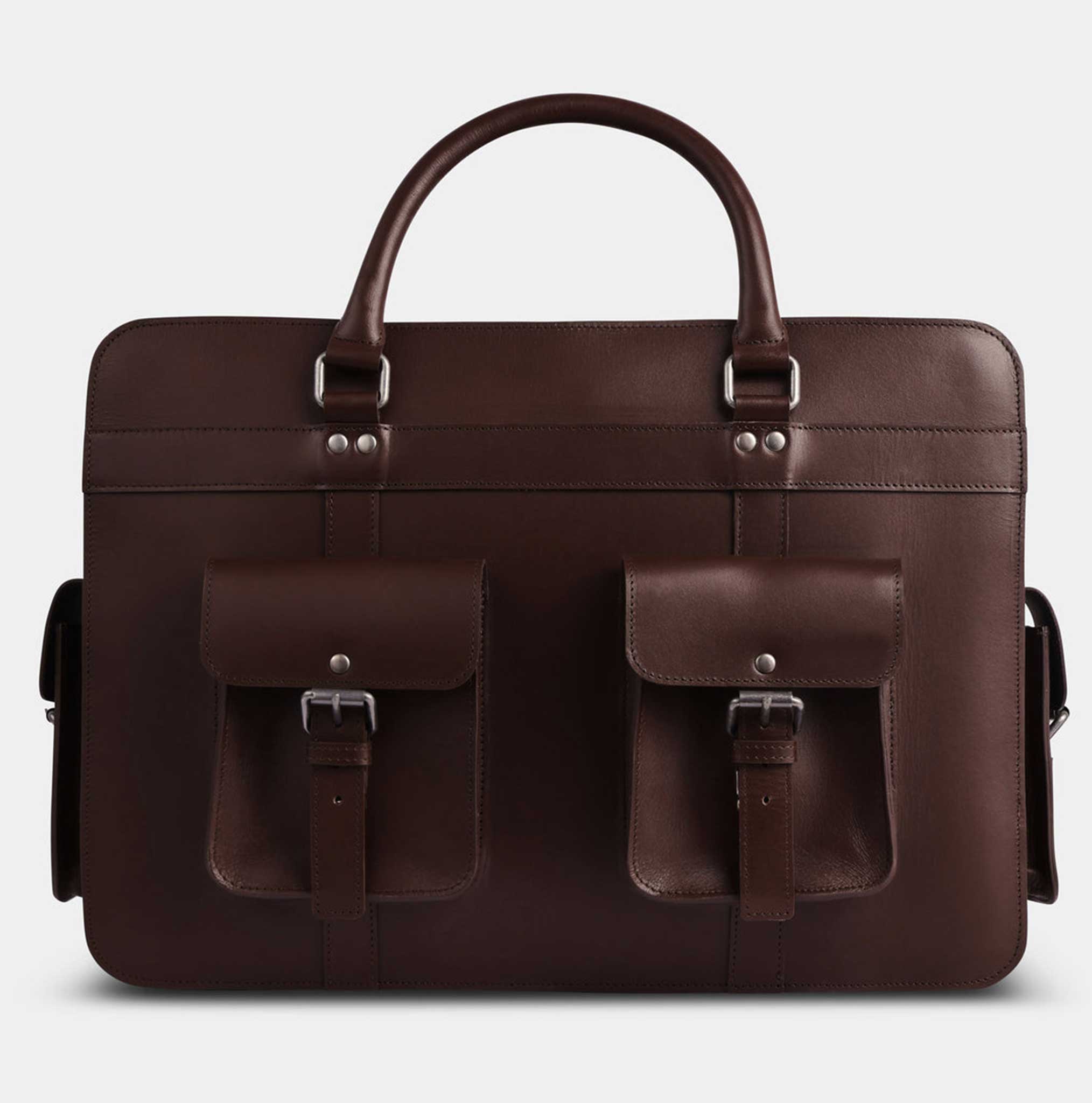 Navigator Buffalo Leather Briefcase for Men