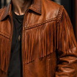 Fringe Jacket
Western Coat
Cowboy Jacket
Leather Fringe
Full Grain
Cowhide
Whiskey Brown
Biker Jacket
Rodeo Wear
Ranch Style
Handmade
Western Wear
Mens Jacket
Leather Coat
Heritage
Waxed Leather
Americana
Country Style
SaltCo
Luxury Leather