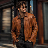 Fringe Jacket
Western Coat
Cowboy Jacket
Leather Fringe
Full Grain
Cowhide
Whiskey Brown
Biker Jacket
Rodeo Wear
Ranch Style
Handmade
Western Wear
Mens Jacket
Leather Coat
Heritage
Waxed Leather
Americana
Country Style
SaltCo
Luxury Leather