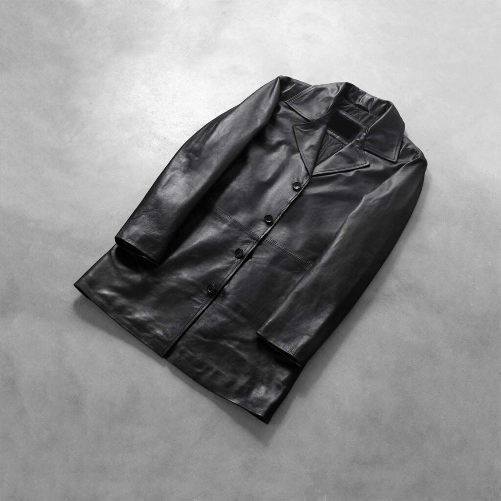 Classmith Black Leather Coat 7