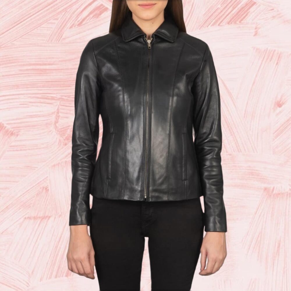 Colette Black Leather Jacket