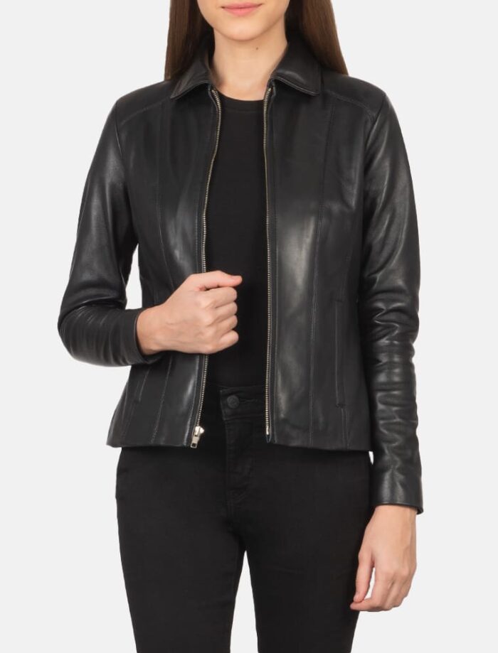 Colette Black Leather Jacket