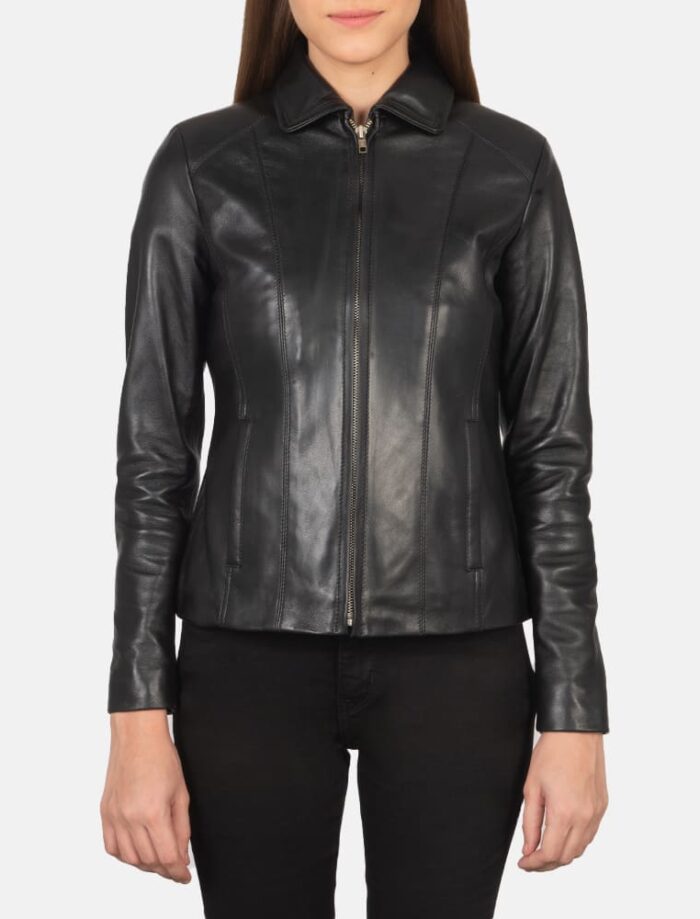 Colette Black Leather Jacket