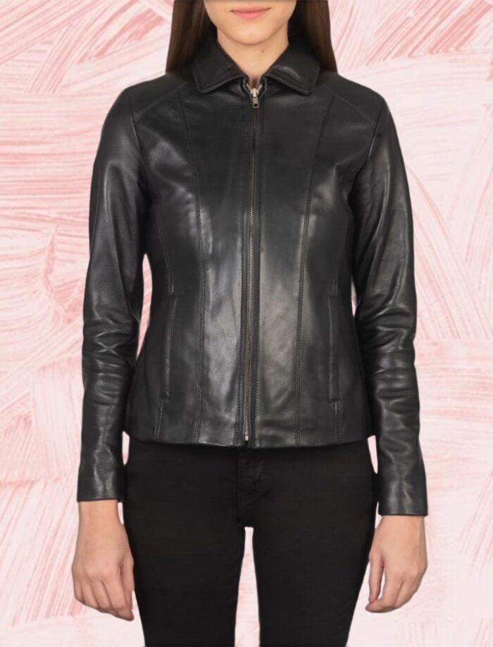 Colette Black Leather Jacket